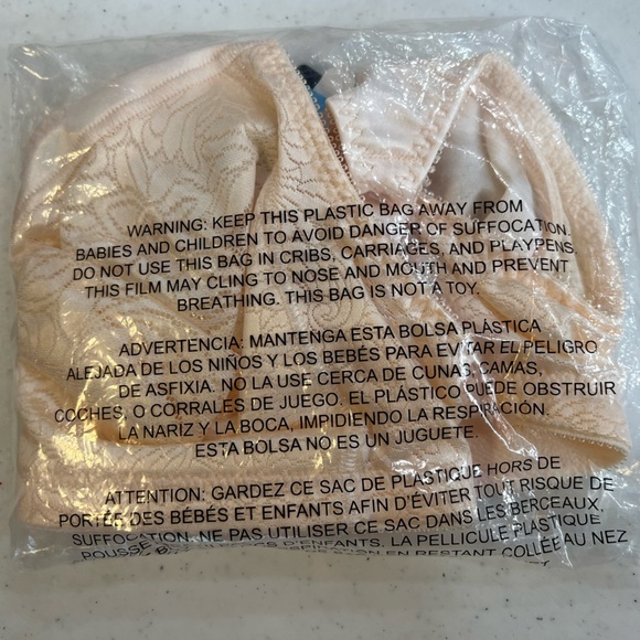 Bali‎ Intimates Elegant Lace Nude Bra. No Underwire. Size 36C. NWT. - Picture 6 of 8